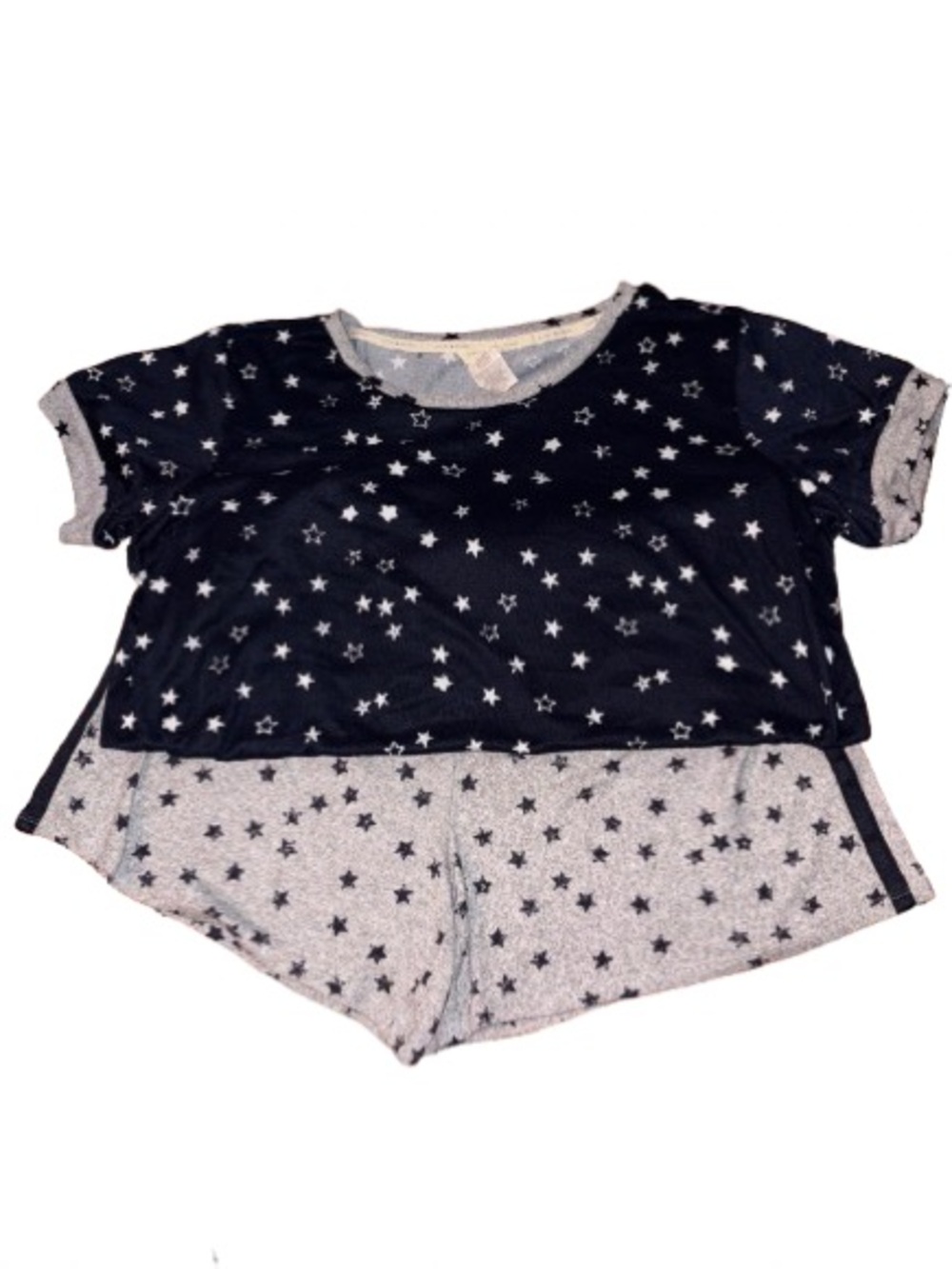 Lucky Brand navy blue and gray stars pajamas set size XXL